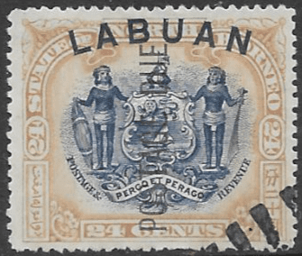 Labuan Postage Due 1901 SG D9 Fine Used