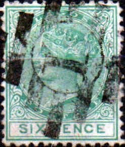 Lagos 1874 Queen Victoria SG 6 Fine Used