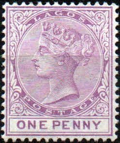 Lagos 1882 Queen Victoria SG 17 Fine Mint