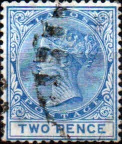 Lagos 1882 Queen Victoria SG 18 Fine Used
