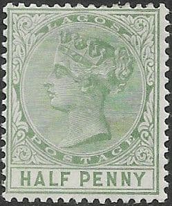 Lagos 1884 Queen Victoria SG 21 Fine Mint
