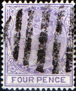 Lagos 1884 Queen Victoria SG 24 Fine Used