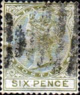 Lagos 1884 Queen Victoria SG 25 Fine Used