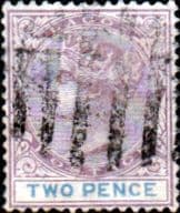 Lagos 1887 Queen Victoria SG 30 Fine Used