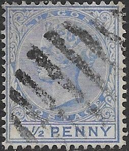 Lagos 1887 Queen Victoria SG 31 Fine Used