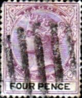Lagos 1887 Queen Victoria SG 33 Fine Used