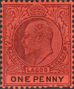 Lagos 1904 King Edward VII SG 55 Fine Mint