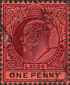 Lagos 1904 King Edward VII SG 55 Fine Used