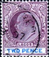 Lagos 1904 King Edward VII SG 56 Fine Used