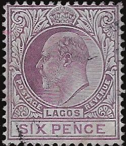 Lagos 1904 King Edward VII SG 59 Fine Used