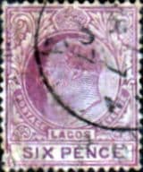 Lagos 1904 King Edward VII SG 60 Fine Used