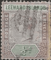Leeward Islands 1890 SG 1 Queen Victoria Fine Used