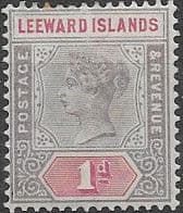 Leeward Islands 1890 SG 2 Queen Victoria Fine Mint