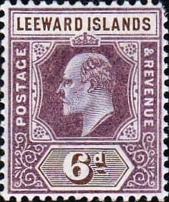 Leeward Islands 1902 King Edward VI SG 25 Mint