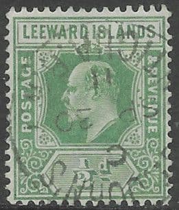 Leeward Islands 1907 King Edward VI SG 37 Fine Used