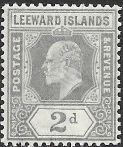 Leeward Islands 1907 King Edward VI SG 39 Fine Mint