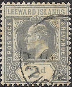 Leeward Islands 1907 King Edward VI SG 39 Fine Used