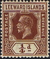 Leeward Islands 1912 SG 46 King George V Fine Mint