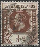 Leeward Islands 1912 SG 46 King George V Fine Used