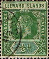 Leeward Islands 1912 SG 47 King George V Fine Used