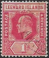 Leeward Islands 1912 SG 48 King George V Fine Used