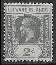 Leeward Islands 1912 SG 49 King George V Fine Mint