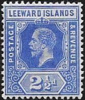 Leeward Islands 1912 SG 50a King George V Fine Mint