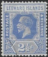 Leeward Islands 1921 King George V SG 85 Fine Used