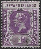 Leeward Islands 1921 SG 61 King George V Fine Used
