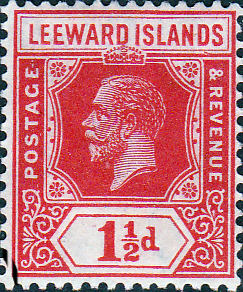 Leeward Islands 1921 SG 63 King George V Fine Used