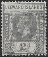 Leeward Islands 1921 SG 65 King George V Fine Used