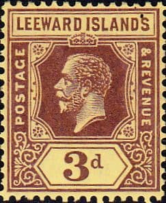 Leeward Islands 1921 SG 69 King George V Fine Mint
