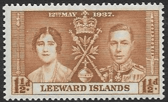Leeward Islands 1937 King George VI Coronation SG 93 Fine Mint