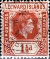 Leeward Islands 1938 SG 101 King George VI Fine Used