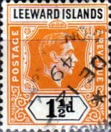 Leeward Islands 1938 SG 102 King George VI Fine Used