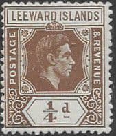 Leeward Islands 1938 SG 95 King George VI Fine Mint