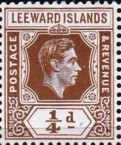 Leeward Islands 1938 SG 95a King George VI Fine Mint