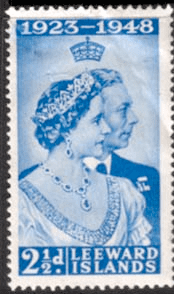 Leeward Islands 1948 King George VI Royal Silver Wedding SG 117 Fine Mint