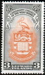 Leeward Islands 1951 British West Indies University College SG123 Fine Mint