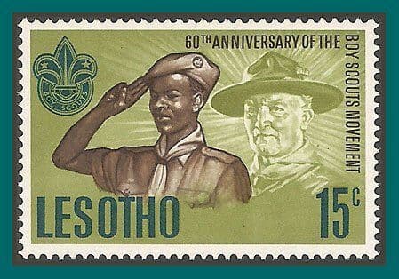 Lesotho 1967 Scout Movement SG 144 Fine Mint