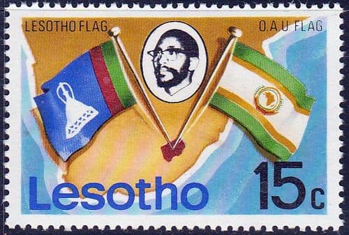 Lesotho 1976 SG 305 Flag Fine Mint