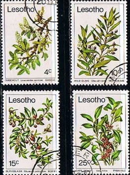 Lesotho 1979 Trees Set Fine Used