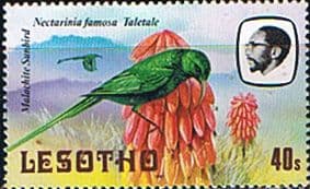 Lesotho 1981 Birds SG 445 Yellow-tufted Malachite Sunbird Fine Mint