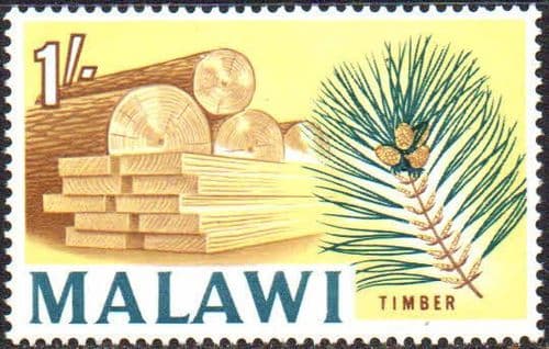 Malawi 1964 SG 222 Timber Industry Fine Mint