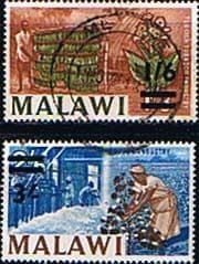 Malawi 1965 Surcharged Set Fine Used