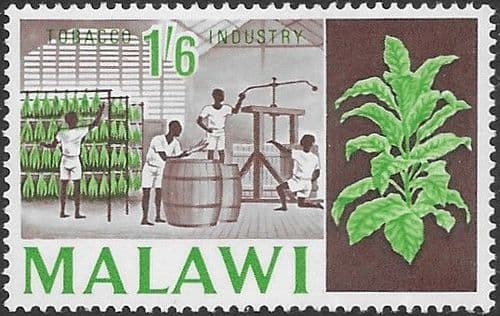 Malawi 1966 Burley Tobacco SG 259 Fine Mint
