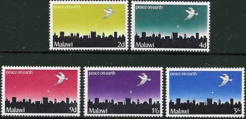 Malawi 1969 Christmas Set Fine Mint