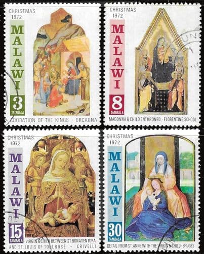 Malawi 1972 Christmas Set Fine Used