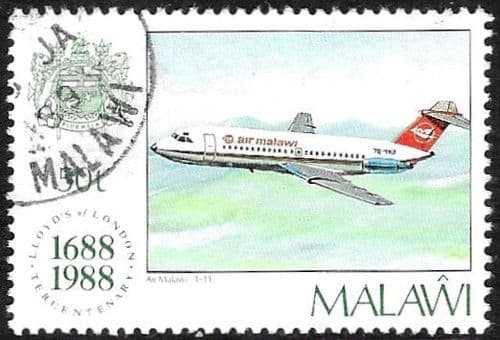Malawi 1988 300th Anniversary of Lloyd's of London SG 807 Fine Used