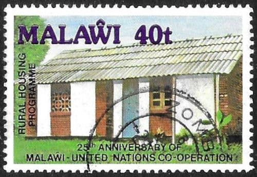 Malawi 1989 25th Anniversary of Malawi–United Nations Co-operation SG 826 Fine Used